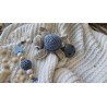 Nuggikette mit Schildkröte in graublau