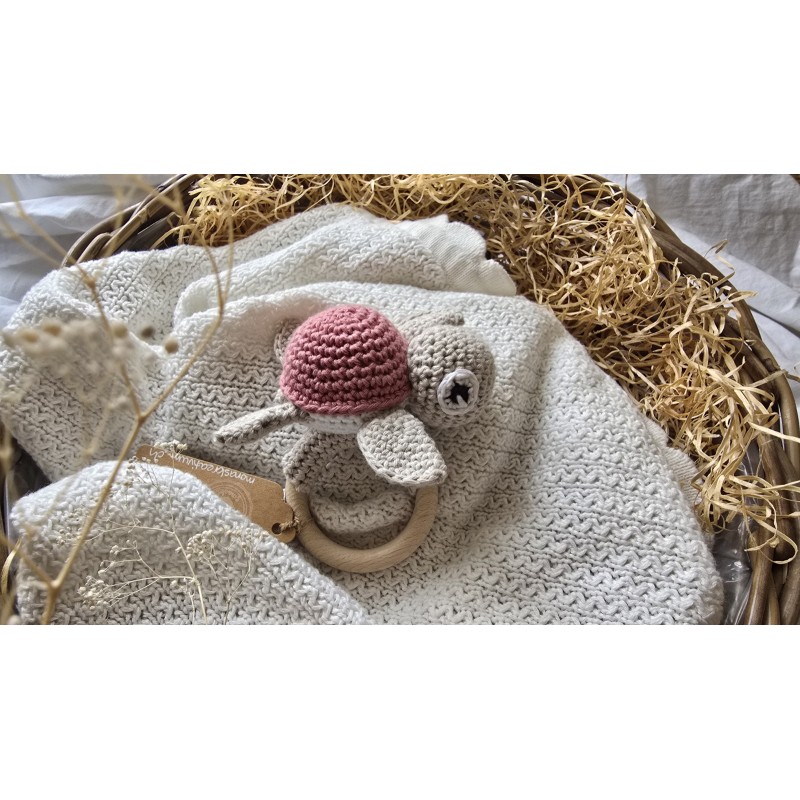 Schildkrötengreifring in rosa